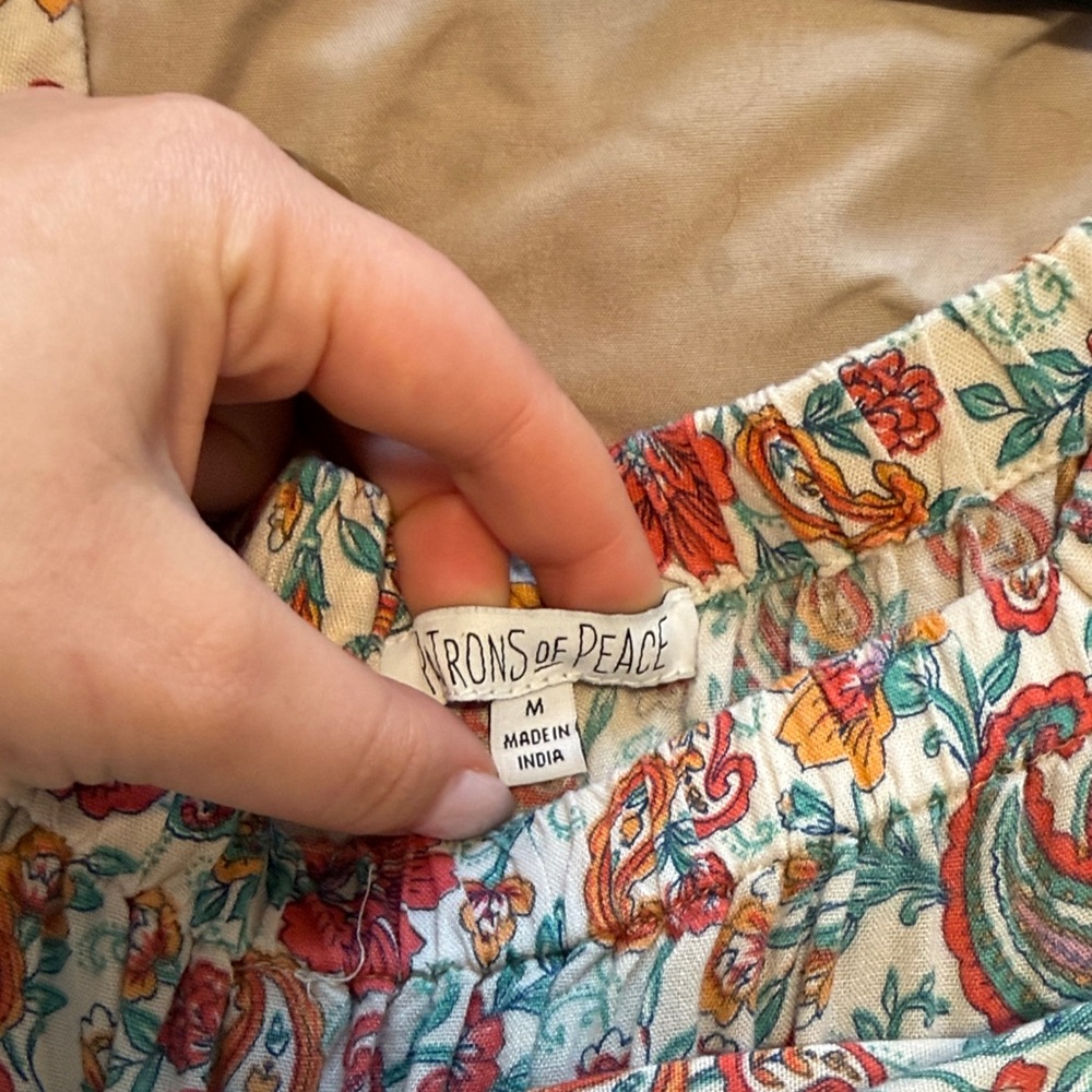 Floral Flowy Print Mini Dress - Picture 3 of 4